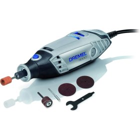 Resim Dremel 3000 Çok Amaçlı El Motoru, 130 W, F0133000JW, 5 Aksesuarlı, Siyah-Gri 