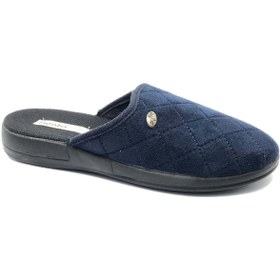 Resim KOCAMANLAR Bento K-670 Damat Ev Terliği Ortapedik Erkek Terlik LACİVERT 