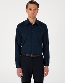 Resim Pierre Cardin Erkek Lacivert Gömlek Basic 50302972-vr033 Lacivert 