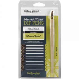 Resim William Mitchell : Round Hand Dip Pens : 10 Uç 