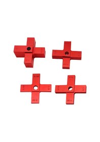 Resim Reedark 4 Parça Alüminyum Alaşım Ahşap İşleme Yükseklik Ölçüm Aleti Seti, Kesme Ve Oyma Makineleri İçin Pratik Çözüm 