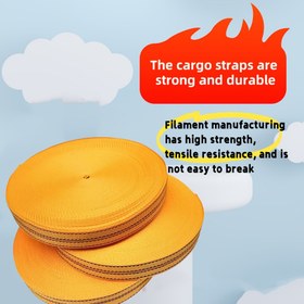 Resim 20M Dayanıklı Naylon Kargo Kayışları - Ağır Hizmet Yüksek Mukavemetli Polipropilen Bağlama Kayışları, Taşıma, Kamyon ve Bagaj için, Çok Amaçlı Faydalı Halat, Çamaşır İpleri 