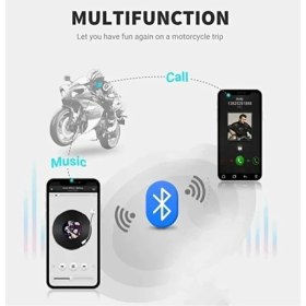 Resim Similar X3 Motor Kask Kulaklık Rgb Modlu Su Geçirmez 5.3 Bluetooth Intercom 