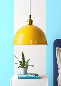 Resim Mylights Sari Modern Spor Metal Sarkit Avize Mutfak Avize 