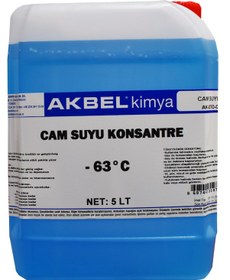 Resim Akbel - 63 Derece Antifrizli Konsantre Cam Suyu 5 L 