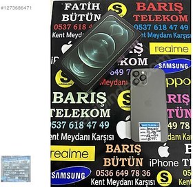 Resim Apple iPhone 12 Pro Max İkinci El TR | 512 GB | Gri 