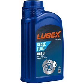 Resim Lubex Brake Fluid DOT 3 Fren Hidrolik Yağı 500 Ml 