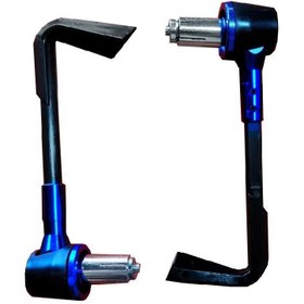 Resim TEX T0038 Motosiklet Bisiklet Scooter Gidon Elcik Koruma Universal Alüminyum Manet Koruma Mavi 