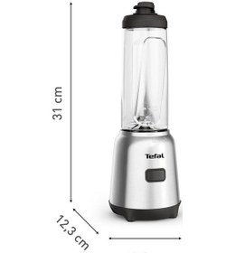Resim Tefal Mix & Move 2 0,6 L Mataralı 300 W Taşınabilir Smoothie Blender 