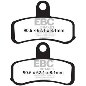 Resim Ebc Fa457v Hd Flstfb Fat Boy, Flstn Softail ,fxdb Street Bob 08-17 Yarı Sinter Ön 