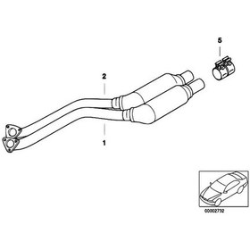 Resim Bmw Katalizör E38 728i 728il 18301745416 