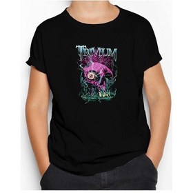 Resim Trivium Design Siyah Çocuk Tişört Siyah 