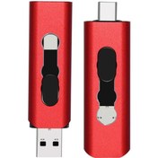 Resim Usb 2.0 Flash Sürücüler 128gb Tip C Usb Sopa Bellek Sürücü Fotoğraf Sopa Red 64gb Diğer 