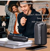 Resim Cloud011 Zealot S32 Karaoke Mikrofonlu Kablosuz Hoparlör Siyah 12 Saat Çalma Süresi Tws 