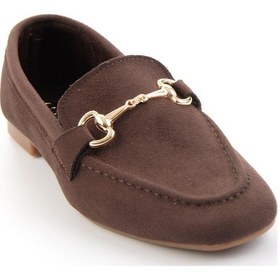 Resim Kahve Kadın Loafer Ayakkabı K01671057872 Kahve 