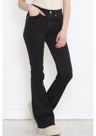 Resim Mokashopin - İspanyol Paça Kot Pantolon Füme4 - 11878.1431. 001 