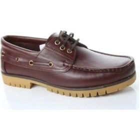 Resim Riverland K-03 Hakiki Deri Kahverengi Günlük Erkek Ayakkabı Kahverengi 