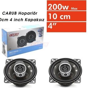 Resim CARUB Hoparlör Takımı 10cm 4 inch Kapaksız - 2 Adet 
