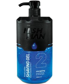 Resim Nishman 2 Energizing Traş Jeli Pompalı 1 L 