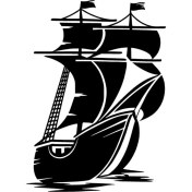 Resim Yelkenli Gemi 25X35 cm 