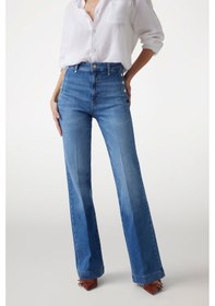 Resim Guess New Faye Skinny Fit Kadın Jean Pantolon W5ga0pd5q01 Mavi 