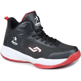 Resim Jump 27986 Siyah Renk Erkek Basketbol Ayakkabısı Siyah Beyaz Siyah Beyaz 