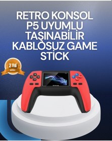 Resim Tak Çalıştır Mini Retro Gamepad 520 Klasik Oyun 