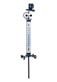 Resim TFA Horoz Rüzgar Güllü Bahçe Termometresi 