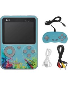 Resim Marsilyan- 3 Inç Ekran 500 Oyunlu Game Box Mini Taşınabilir Oyun Konsolu 