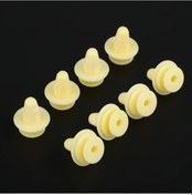 Resim Lasonstiges 50 Adet Plastik Perçin Araba Bağlantı Elemanları Klip 9.5mm Araba Delik Kapı Paneli Panel Kelepçe Klipleri Toyota Mazda Isuzu Için 