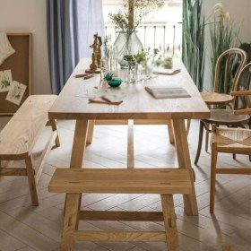 Resim Timber's Team MİLDA-Ahşap Doğal Kütük Yemek / Toplantı / Çalışma Masası 