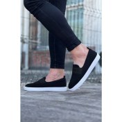 Resim Siyah Triko Babet Erkek Casual Ayakkabı 