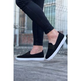 Resim Siyah Triko Babet Erkek Casual Ayakkabı 