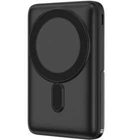 Resim Wiwu Wi-p011 Gentleman Serisi Led Işık Göstergeli Standlı Kablosuz Powerbank 10.000mah 15w Siyah Siyah 
