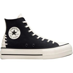 Resim Converse Chuck Taylor All Star Lift Kadın Siyah Günlük Ayakkabı Kadın Ls Ayakkabı A12552c 