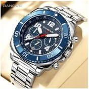 Resim Fochsia Lıge Erkek Klasik Kronograf Mavi Kadınlı Parlak Göstergeli Çelik Kol Saati Diğer 