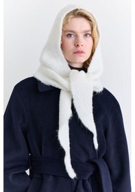 Resim Manuka Soft Dokulu Bağlamalı Başlık Ekru Aw25spk00003-02 Ekru 