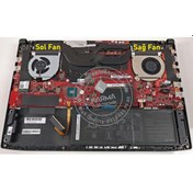 Resim Asus Gl503v, Fx63v, Fz63v, S5am Serisi Notebook Gpu Fan / Sol - Ver.3 