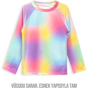 Resim Uv Korumalı Batik Kız Çocuk Mayo T-Shirt 