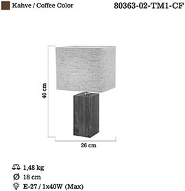 Resim Lucea Merle Orta Masa Lambası 1xe27 