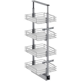 Resim Huzur 1250x1400x500 mm Teleskopik Raylı Kiler (H 1029) 
