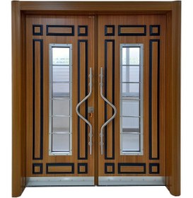 Resim Çelik Kapı Modelleri Abd Kabartmalı Model Bina Kapısı Sol 