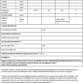 Resim Silverline R12051B04 F Enerji Sınıfı 482 Lt No-Frost Buzdolabı 