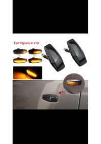 Resim Kia Rio Kayar Led Çamurluk Sinyal Siyah 