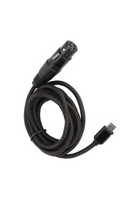 Resim Fosenze Type C'den Xlr Dişi Mikrofon Kablosu - 3m, 48khz Yüksek Örnekleme Oranı, Hıfı Ses Kalitesi, Usb 2.0 Uyumlu, Windows/mac Os, Tuttur Ve Kullan 