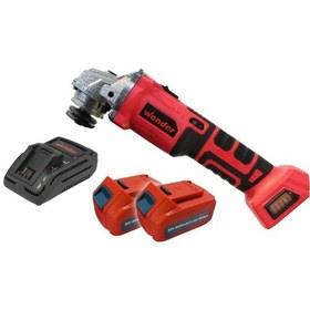 Resim Wonder AT18-AG Bl-0 18V 4.0AH Li-Ion Kömürsüz Şarjlı Avuç Taşlama Makinesi 125 MM 