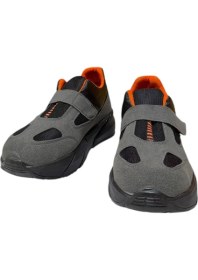 Resim Fly İş Güvenlik Ayakkabısı, Süet Çelik Burunlu Gri 