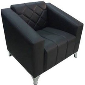 Resim Z-25 Deri Tekli Kanepe Siyah 