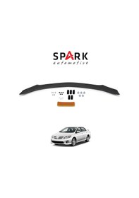 Resim Toyata Corolla 2008-2013 Yıl Aralığı Uyumlu Kaput Rüzgarlığı 4mm Siyah 