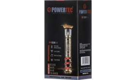Resim Powertec TR-1220 Pro Usb Şarjlı Dijital T-Bıçak Sakal Vücut Kıl Tüy Alma Kadın Erkek Epilasyon Tıraş Makinesi 